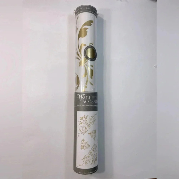 Designer Wall Accents - Gold  Foil Design – Adhesive Wall Art– BNIB. - Picture 1 of 10